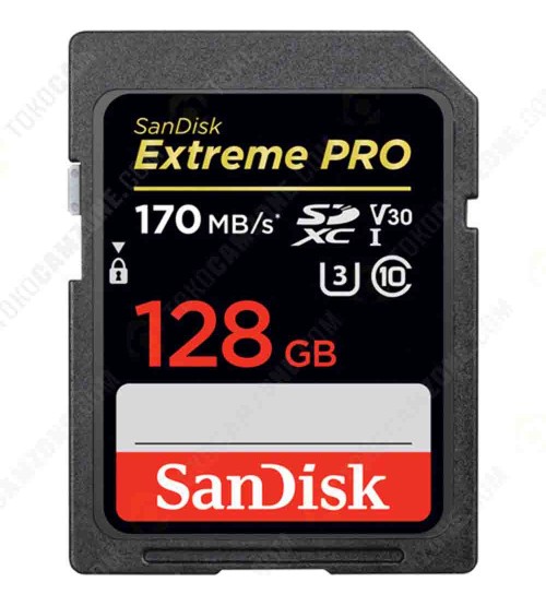 SDSDXXY - Sandisk Extreme Pro SDXC UHS-I 170MB/s 128GB 